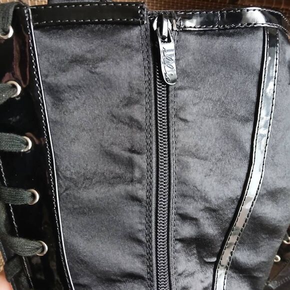 Ellie Shoes E-609-Raven-L 6" Lace Knee High Womens Boot Size 10 - Picture 10 of 10